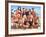 Cast of Syndicated Tv Series Baywatch Filming an Episode in Huntington Beach, Ca-Mirek Towski-Framed Premium Photographic Print