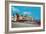 Castaway Beach Motel-null-Framed Art Print