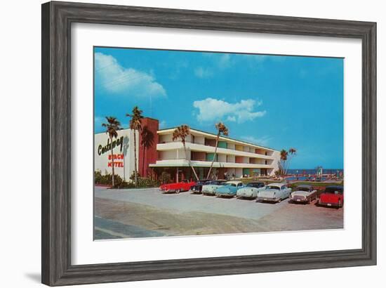 Castaway Beach Motel-null-Framed Art Print