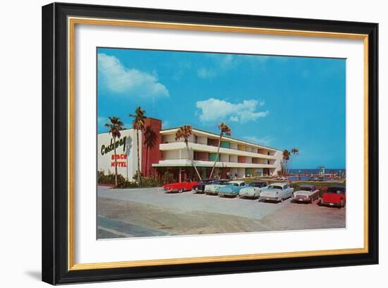 Castaway Beach Motel-null-Framed Art Print