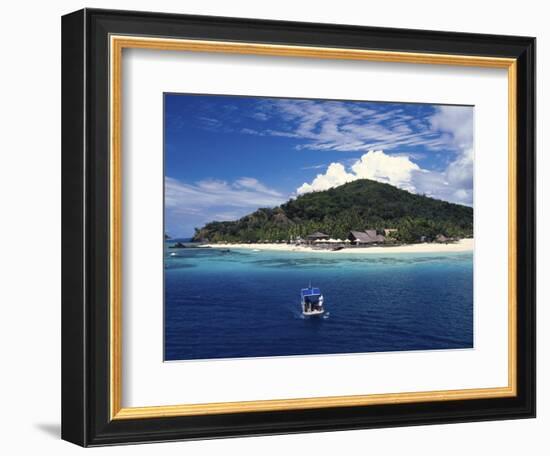 Castaway Island Resort, Mamanuca Islands, Fiji-David Wall-Framed Photographic Print