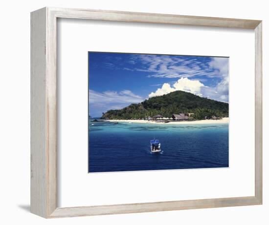 Castaway Island Resort, Mamanuca Islands, Fiji-David Wall-Framed Photographic Print