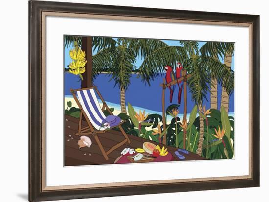 Castaway Paradise-Cindy Wider-Framed Giclee Print