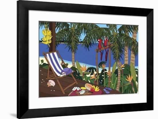 Castaway Paradise-Cindy Wider-Framed Giclee Print