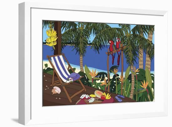 Castaway Paradise-Cindy Wider-Framed Giclee Print