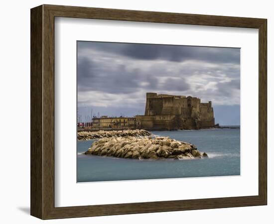 Castel dell'Ovo in Naples-enricocacciafotografie-Framed Photographic Print