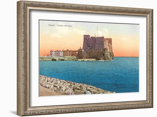 Castel dell'Ovo, Naples, Italy-null-Framed Art Print