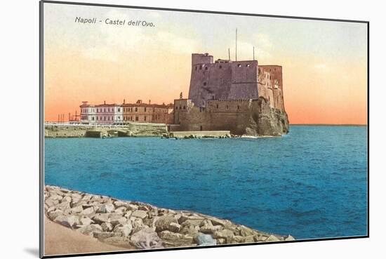 Castel dell'Ovo, Naples, Italy-null-Mounted Art Print