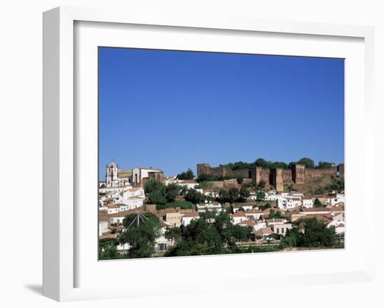 Castel Dos Mouros Overlooking Town, Silves, Algarve, Portugal-Tom Teegan-Framed Photographic Print