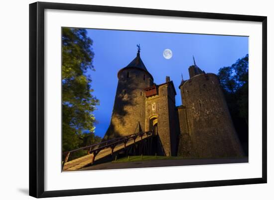 Castell Coch (Castle Coch) (The Red Castle), Tongwynlais, Cardiff, Wales, United Kingdom, Europe-Billy Stock-Framed Photographic Print