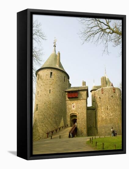 Castell Coch, Near Cardiff, Wales, United Kingdom, Europe-Richardson Rolf-Framed Premier Image Canvas