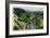 Castella, California - Aerial View of the Sacramento River and Mount Shasta from the Town, c.1936-Lantern Press-Framed Art Print