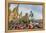 Castellers or Human Tower Exhibiting in Front of the Cathedral, Barcelona, Catalonia, Spain-Stefano Politi Markovina-Framed Premier Image Canvas