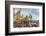 Castellers or Human Tower Exhibiting in Front of the Cathedral, Barcelona, Catalonia, Spain-Stefano Politi Markovina-Framed Photographic Print