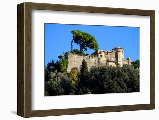 Castello Brown, Portofino, Genova (Genoa), Liguria, Italy, Europe-Carlo Morucchio-Framed Photographic Print