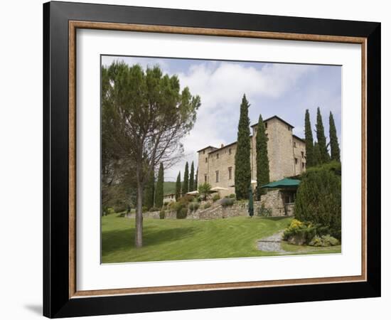 Castello Di Spaltenna, Now a Hotel, Gaiole in Chianti, Chianti, Tuscany, Italy, Europe-Robert Harding-Framed Photographic Print