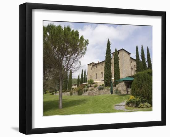 Castello Di Spaltenna, Now a Hotel, Gaiole in Chianti, Chianti, Tuscany, Italy, Europe-Robert Harding-Framed Photographic Print