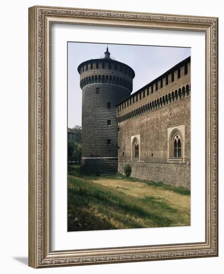 Castello Seorzesco, Milan, Lombardy, Italy-Christina Gascoigne-Framed Photographic Print