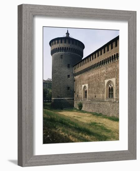 Castello Seorzesco, Milan, Lombardy, Italy-Christina Gascoigne-Framed Photographic Print