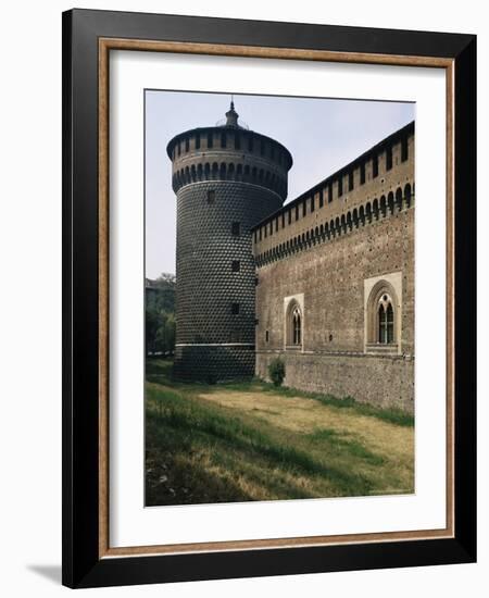 Castello Seorzesco, Milan, Lombardy, Italy-Christina Gascoigne-Framed Photographic Print