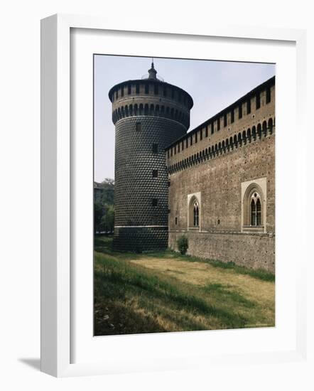 Castello Seorzesco, Milan, Lombardy, Italy-Christina Gascoigne-Framed Photographic Print