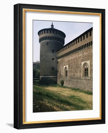 Castello Seorzesco, Milan, Lombardy, Italy-Christina Gascoigne-Framed Photographic Print