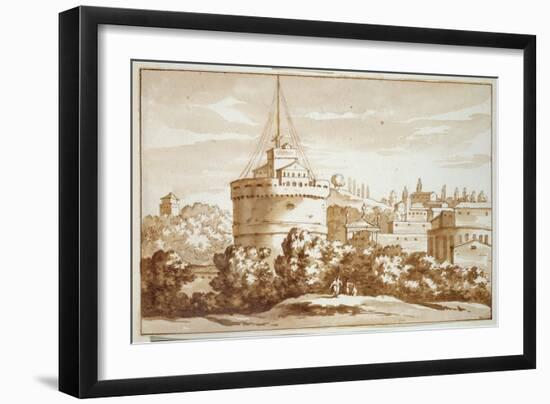 Castello St Angelo, 1688-Jacob van der Ulft-Framed Giclee Print