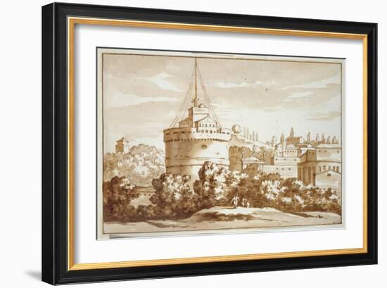 Castello St Angelo, 1688-Jacob van der Ulft-Framed Giclee Print