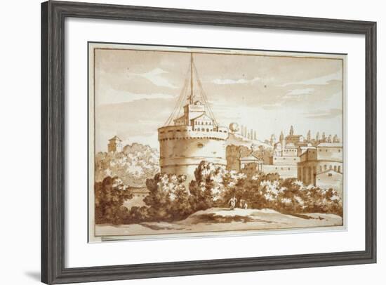 Castello St Angelo, 1688-Jacob van der Ulft-Framed Giclee Print