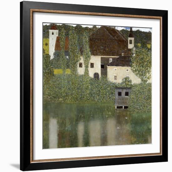 Castello Sul Lago Atter, (Castle Unterrach on the Attersee) 1908-Gustav Klimt-Framed Giclee Print