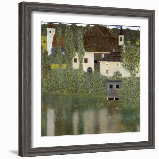 Castello Sul Lago Atter, (Castle Unterrach on the Attersee) 1908-Gustav Klimt-Framed Giclee Print