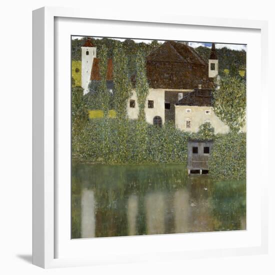 Castello Sul Lago Atter, (Castle Unterrach on the Attersee) 1908-Gustav Klimt-Framed Giclee Print