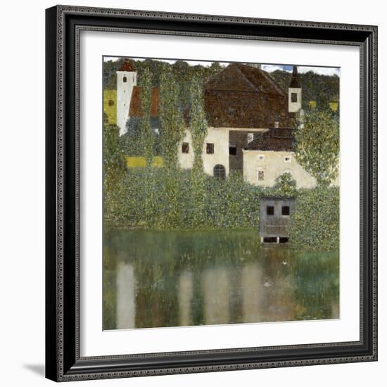 Castello Sul Lago Atter, (Castle Unterrach on the Attersee) 1908-Gustav Klimt-Framed Giclee Print