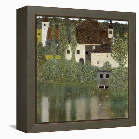 Castello Sul Lago Atter, (Castle Unterrach on the Attersee) 1908-Gustav Klimt-Framed Premier Image Canvas