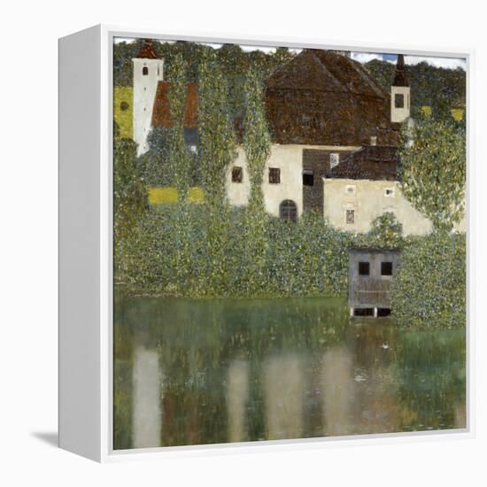 Castello Sul Lago Atter, (Castle Unterrach on the Attersee) 1908-Gustav Klimt-Framed Premier Image Canvas