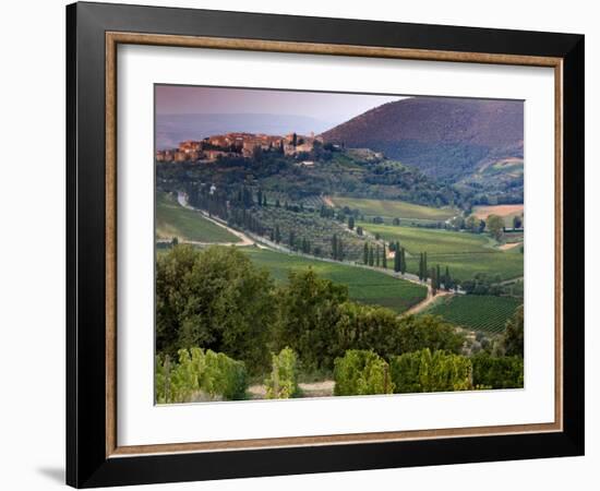 Castelnuovo Del'Abate, Tuscany, Italy-Doug Pearson-Framed Photographic Print