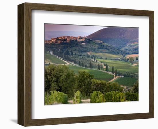 Castelnuovo Del'Abate, Tuscany, Italy-Doug Pearson-Framed Photographic Print