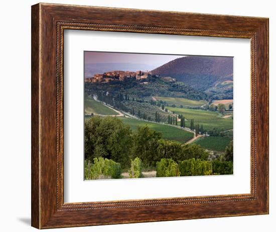 Castelnuovo Del'Abate, Tuscany, Italy-Doug Pearson-Framed Photographic Print