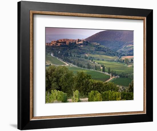 Castelnuovo Del'Abate, Tuscany, Italy-Doug Pearson-Framed Photographic Print