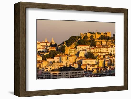 Castelo de Sao Jorge, Lisbon, Portugal-Mark A Johnson-Framed Photographic Print