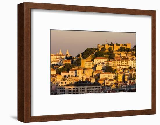 Castelo de Sao Jorge, Lisbon, Portugal-Mark A Johnson-Framed Photographic Print