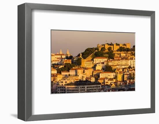 Castelo de Sao Jorge, Lisbon, Portugal-Mark A Johnson-Framed Photographic Print