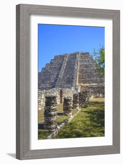 Castillo De Kukulcan, Mayapan, Mayan Archaeological Site, Yucatan, Mexico, North America-Richard Maschmeyer-Framed Premium Photographic Print