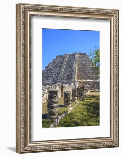 Castillo De Kukulcan, Mayapan, Mayan Archaeological Site, Yucatan, Mexico, North America-Richard Maschmeyer-Framed Photographic Print