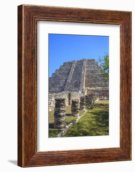 Castillo De Kukulcan, Mayapan, Mayan Archaeological Site, Yucatan, Mexico, North America-Richard Maschmeyer-Framed Photographic Print