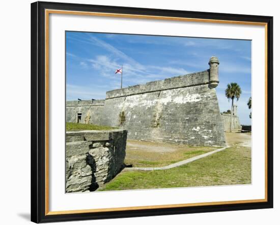Castillo San Marcos National Monument, St. Augustine, Florida, USA-Ethel Davies-Framed Photographic Print