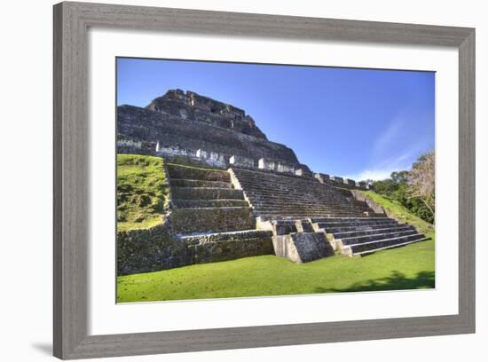 Castillo, Xunantunich Mayan Ruins, Near San Ignacio, Belize, Central America-Richard Maschmeyer-Framed Photographic Print