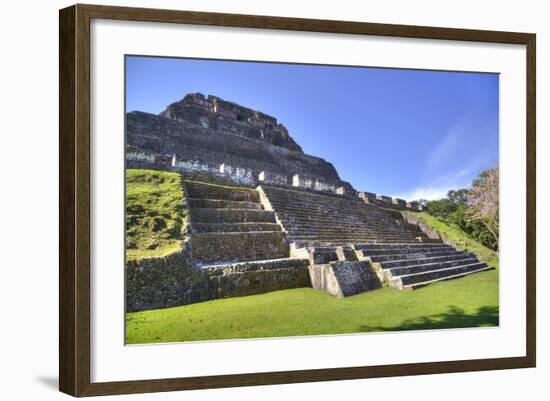 Castillo, Xunantunich Mayan Ruins, Near San Ignacio, Belize, Central America-Richard Maschmeyer-Framed Photographic Print