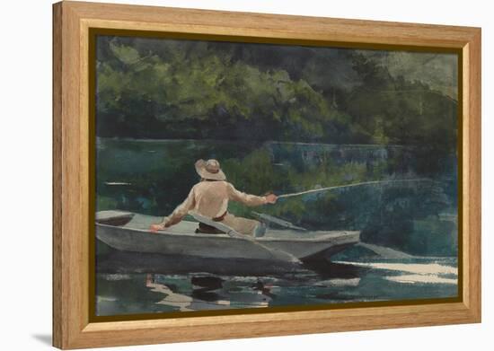 Casting, Number Two, 1894-Winslow Homer-Framed Stretched Canvas