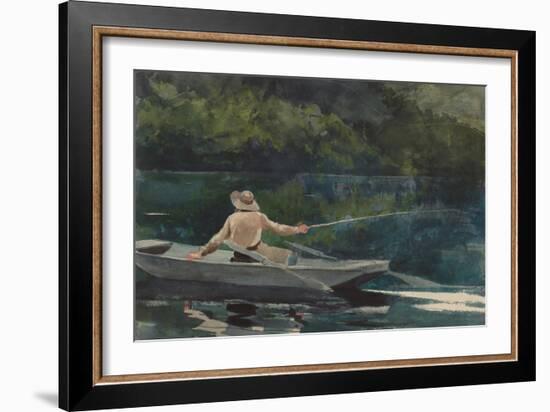 Casting, Number Two, 1894-Winslow Homer-Framed Premium Giclee Print